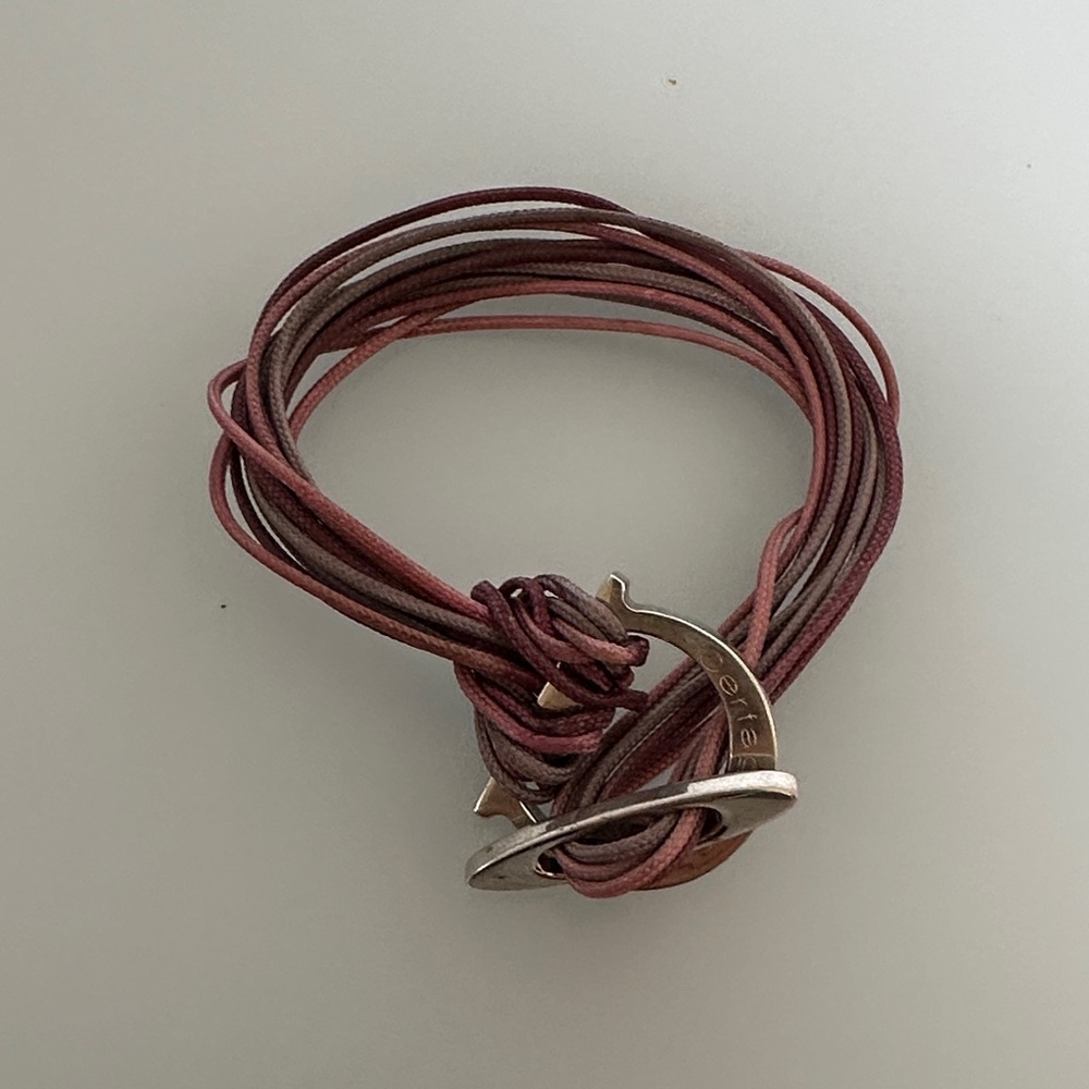 Certain-Cezanne Pink Leather Wrap Bracelet